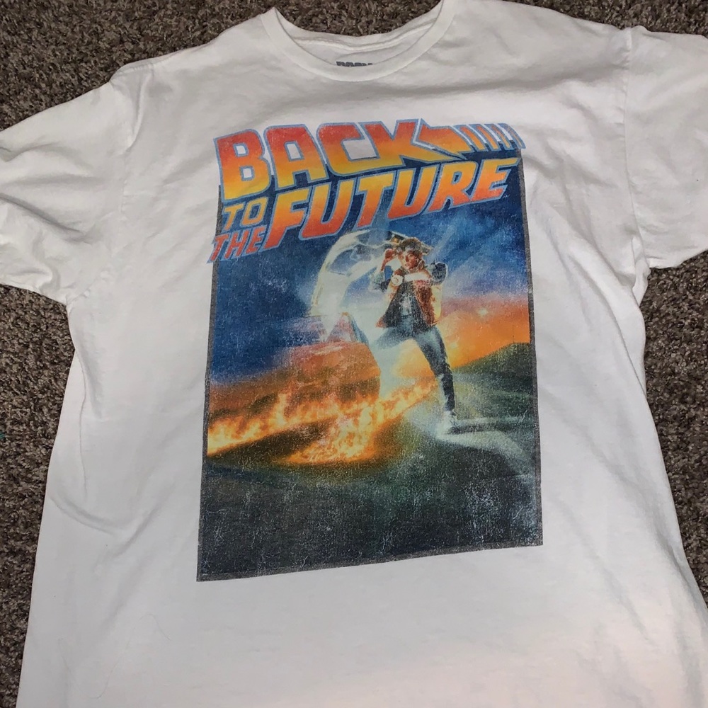 Size large back to the future tee